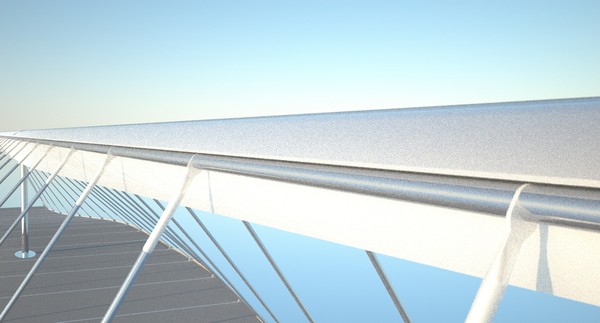 rhino designer suspension bridge - Futuristic Suspension Brige V001 by Deresolution
